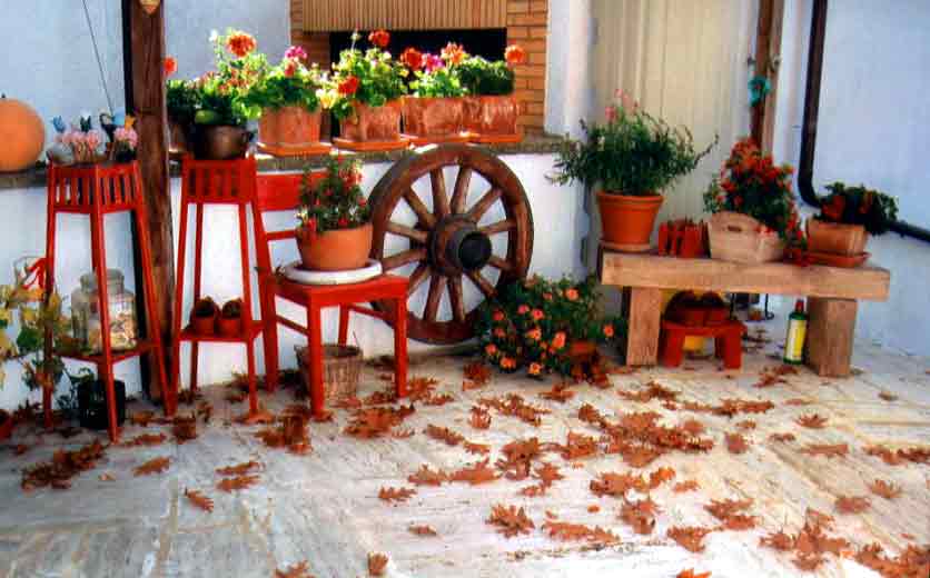 Herbstliche Terrasse (Bild: Schfer)